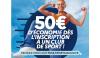 Pass sport - 50 € de réduction pour faire du sport