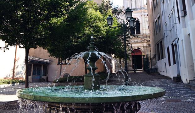 fontaine du square Jean Cocteau