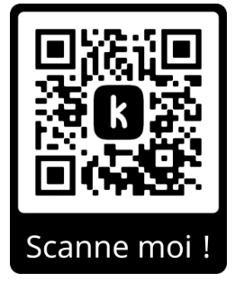 scanner le QR code pour télécharger l'application Kiplin