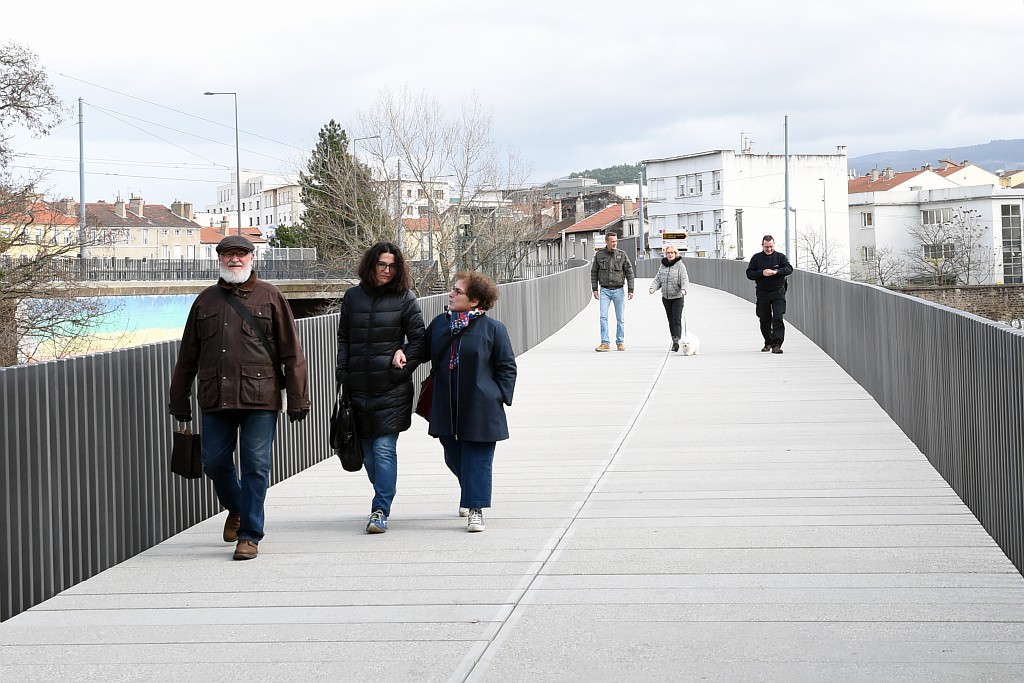 photo de la passerelle Henri Bonardot à Couriot