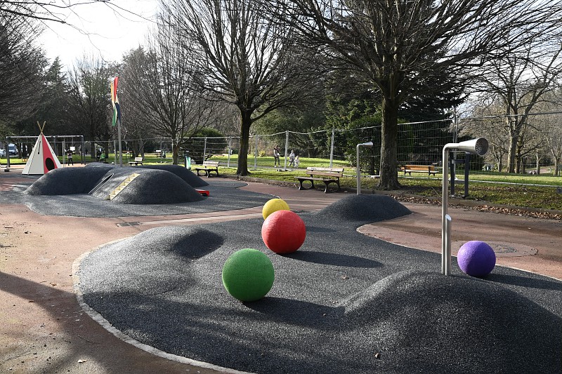 Aire de jeux Télétubbies au Parc de l'Europe